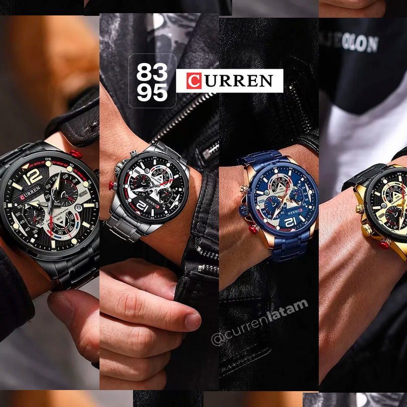 Reloj Curren 8395 Cronografos Acero Ino